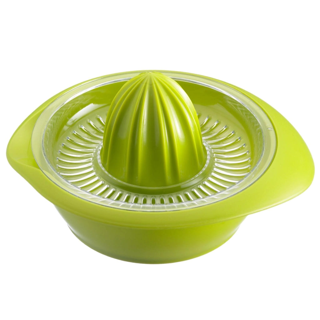 Spremiagrumi con contenitore per il succo, capacità 0,5 litri, in plastica, colore verde mela