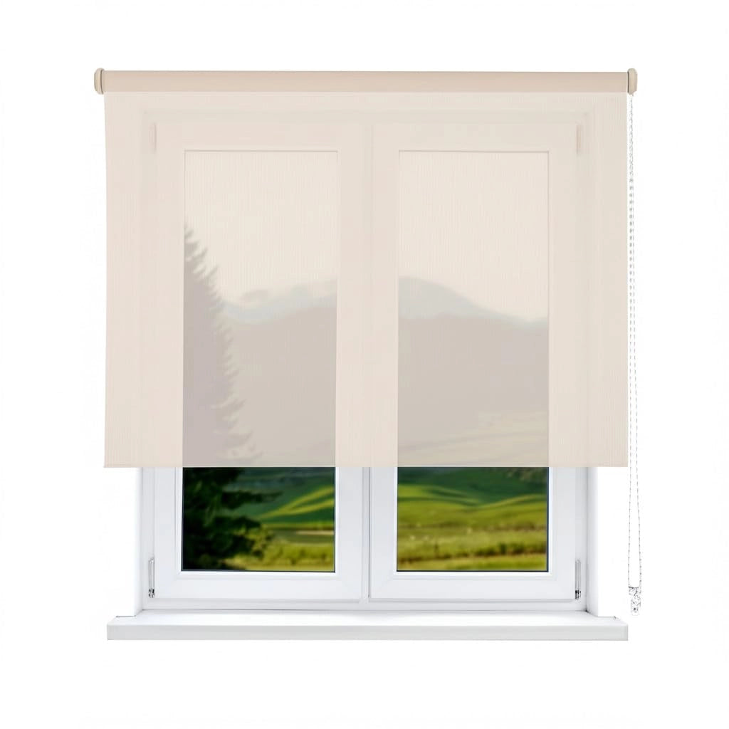 Tapparelle con grado di apertura del 10%, dimensioni 105 cm di larghezza x 250 cm di altezza, colore grigio