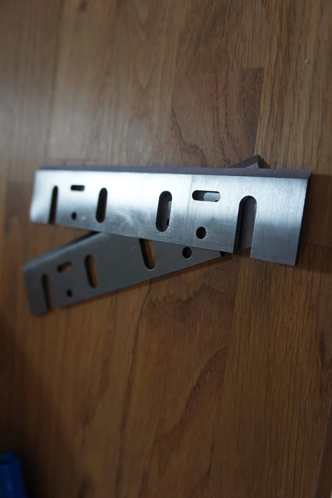 HSS, set di 2 coltelli per pialla, dimensioni 155,5 x 31,75 x 3 mm