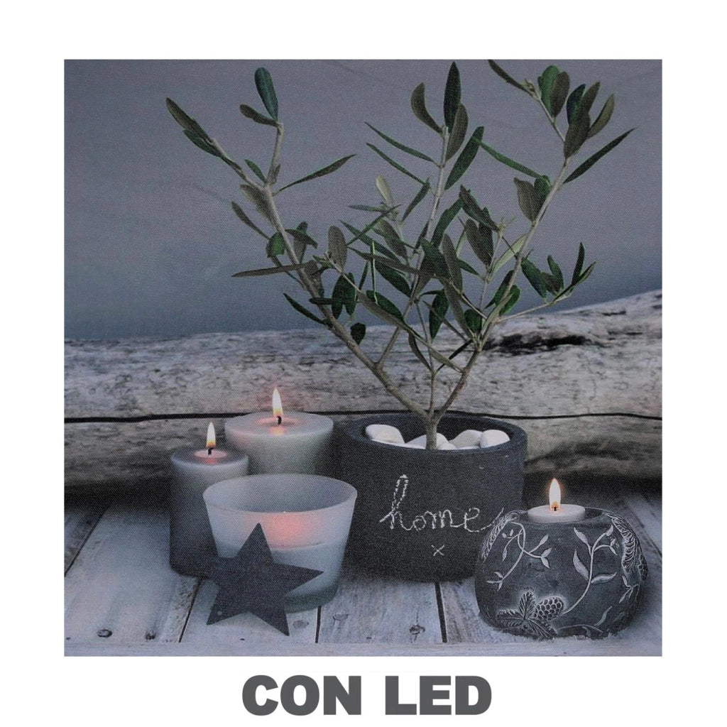 Quadro led zen cm 40x2