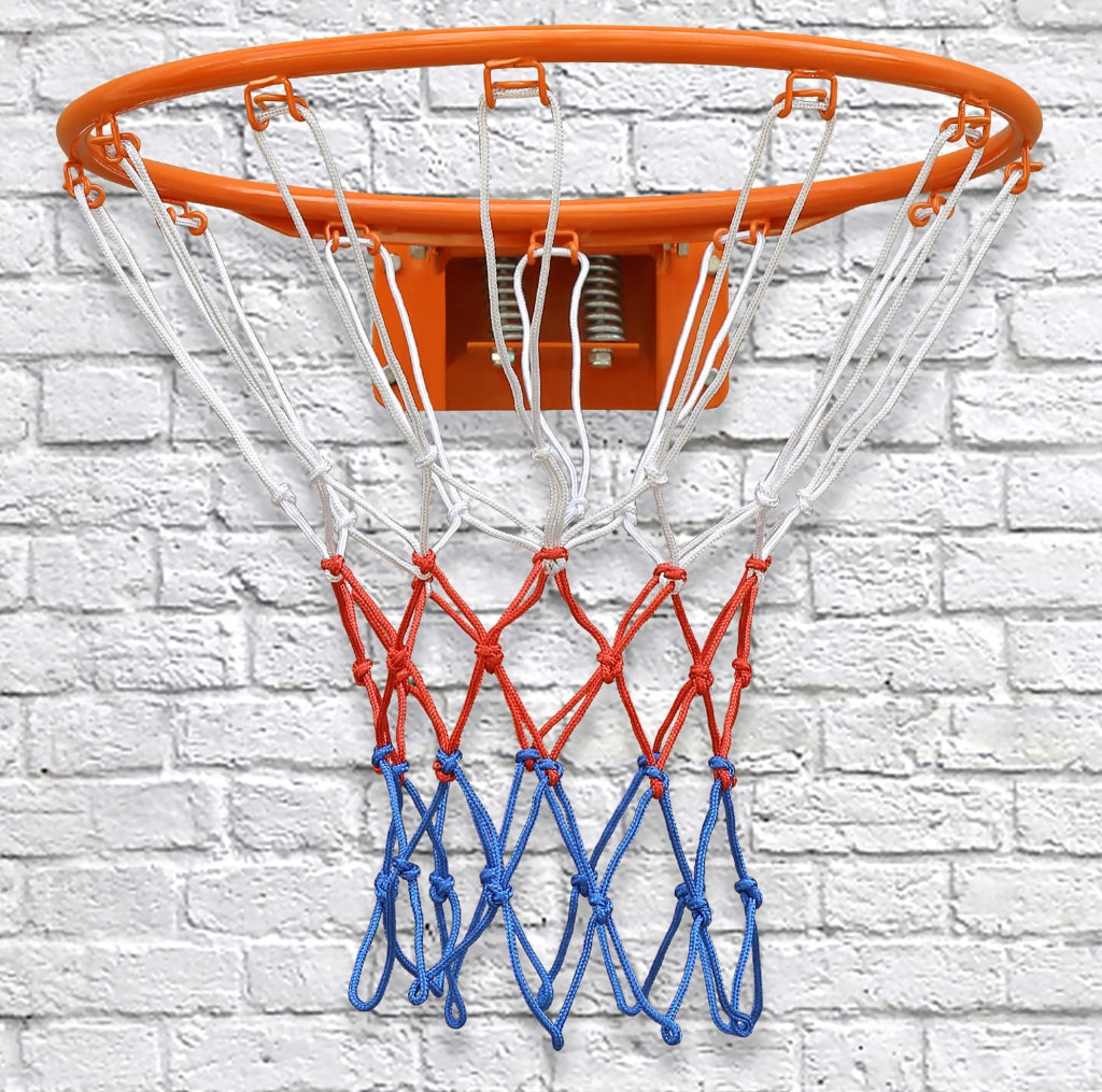 CERCHIO da basket Ø 45 cm con doppia molla e rete, arancione