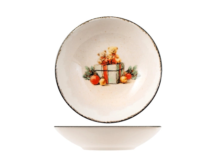Servizio Piatti Sweet Treasure 18 Pezzi in Stoneware – Set Tavola per 6 Persone con Piatti Piani, Fondi e Dessert, Design Coupe Elegante e Decorativo H&H