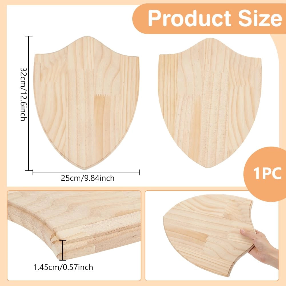 Plaquette decorativa in legno, dimensioni 32 x 24,9 cm, non verniciata, adatta per progetti fai-da-te