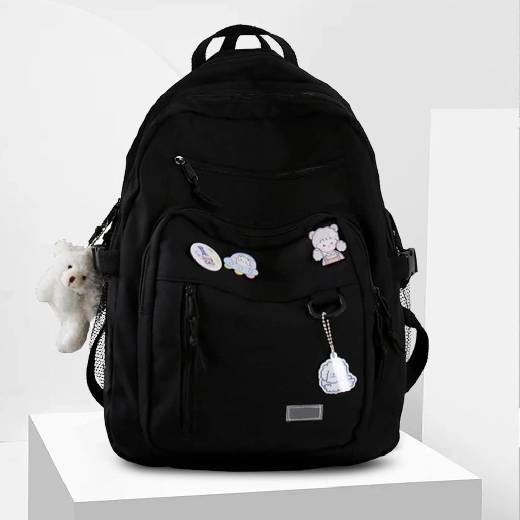 Zaino in tessuto Oxford con tasche e spallacci imbottiti