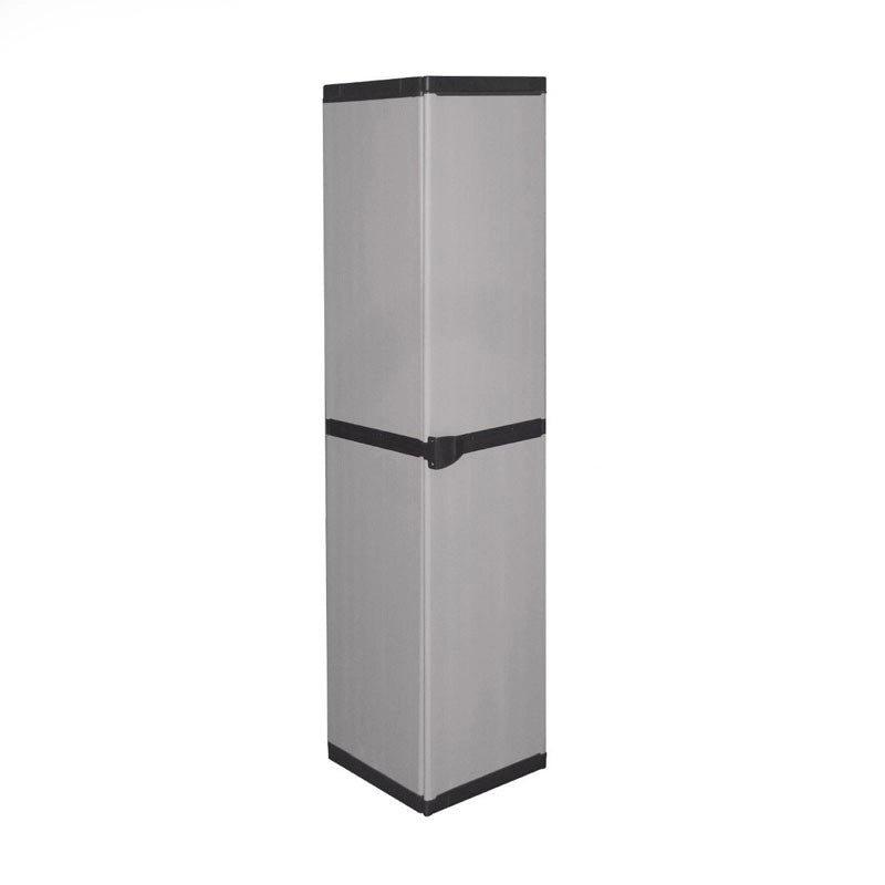 Armadio slim salvaspazio resina 4 ripiani cm 34 x 39.5 x 168 h
