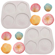 Stampo in silicone a forma di fungo e Ginkgo Biloba, confezione da 2 pezzi, dimensioni 20x11 cm