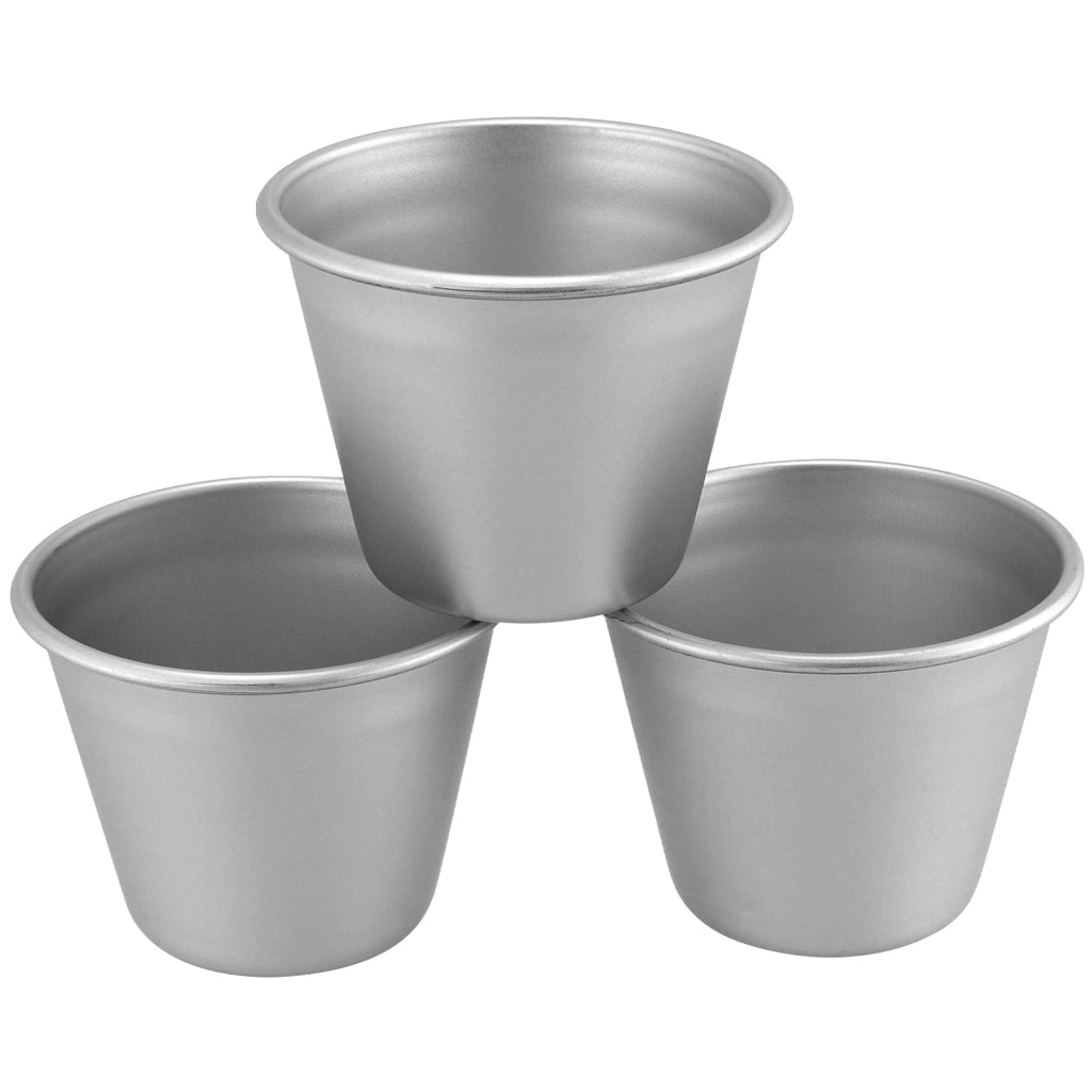 20 stampi per muffin/dariole, in alluminio, antiaderenti, dimensioni 7x4,2x5,6 cm