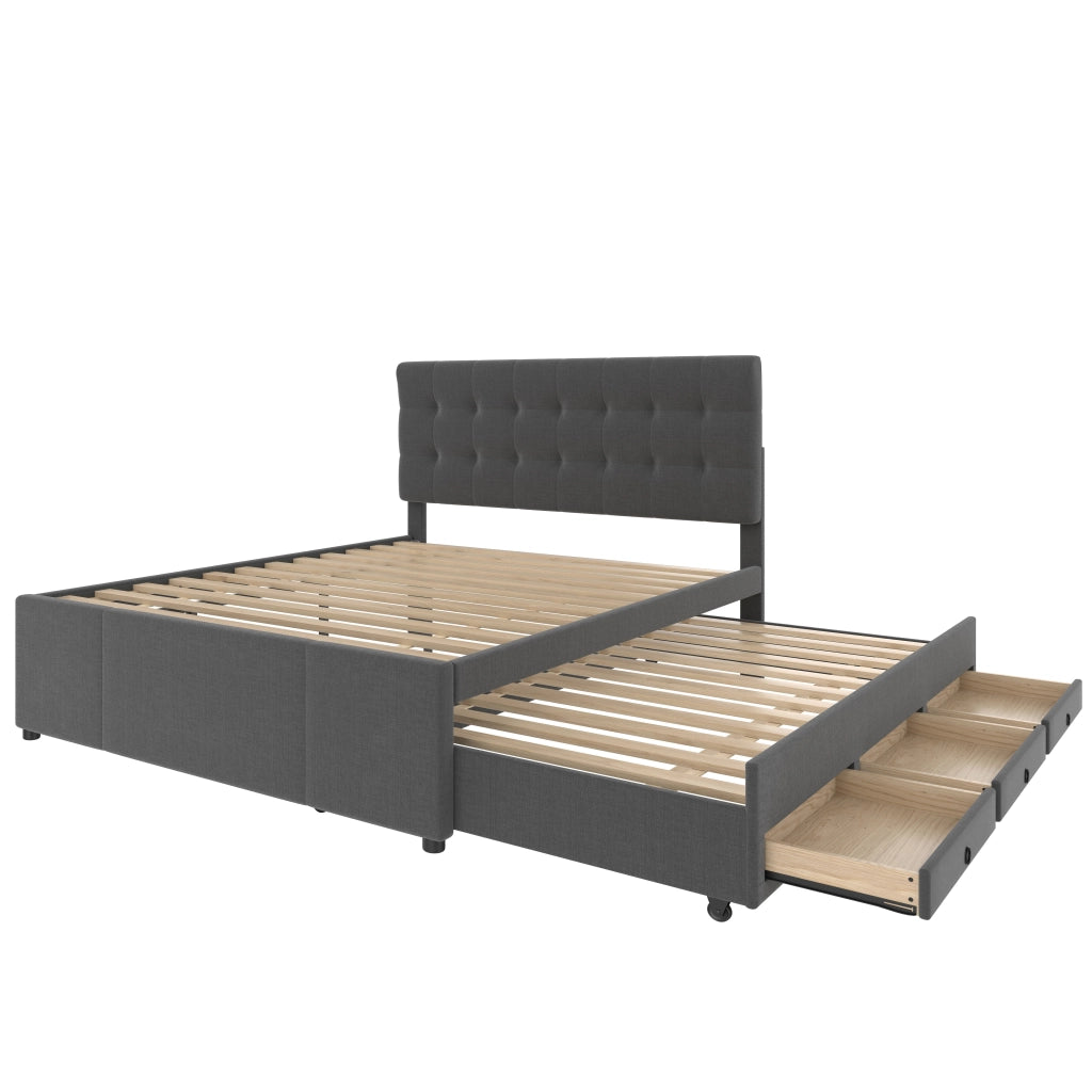 Letto 180 ¡Á 200 cm con contenitore idraulico; testiera lunga in velluto beige; lampade da lettura e USB
