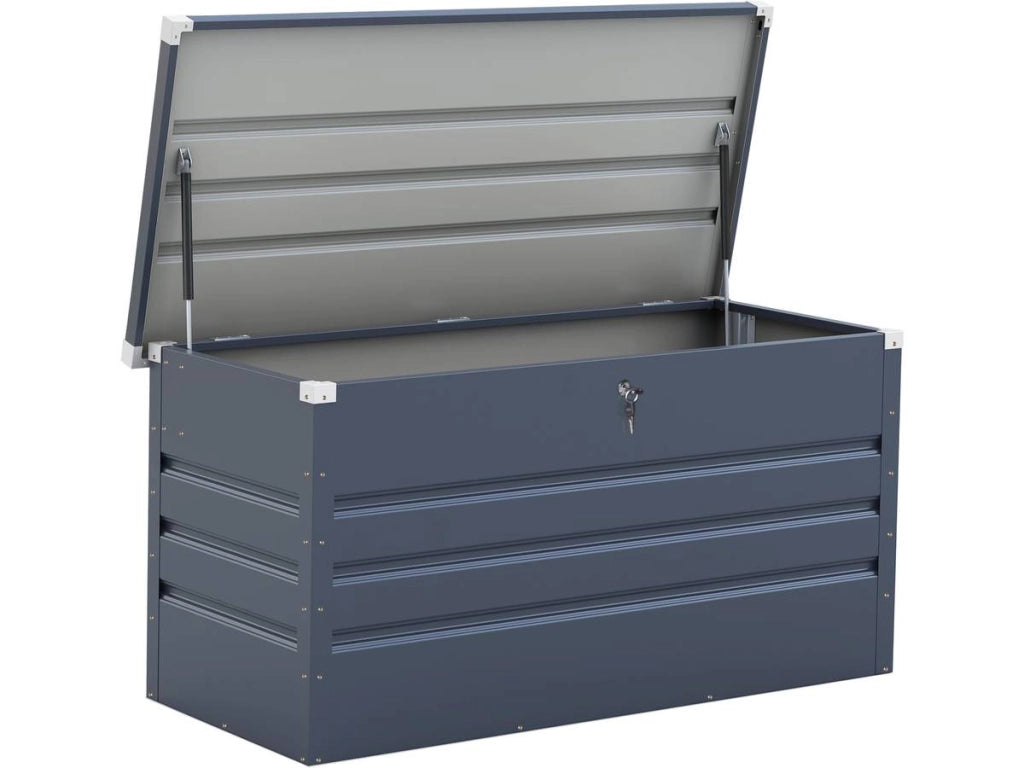 Contenitore da giardino "Store" - 480 L - 132 x 61 x 60 cm - Grigio