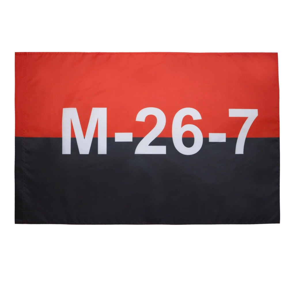 Bandiera Movimento del 26 luglio a Cuba 150x90 cm poliestere 100D astuccio