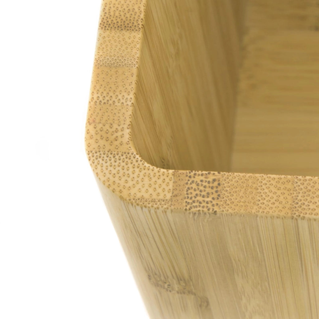 Portaoggetti in bambù per utensili da cucina, dimensioni 16,5x14x14 cm