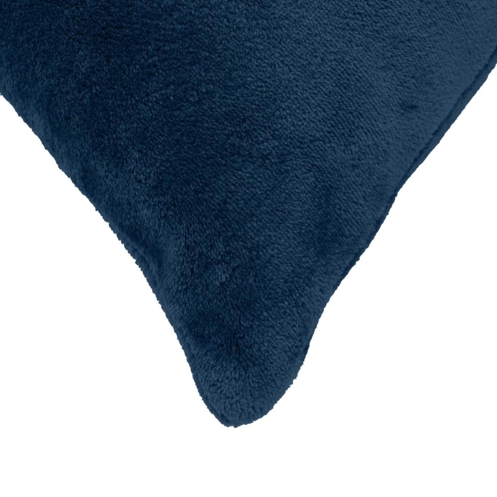 Cuscino da Lanciare 2 pz HEERLEN Blu navy 45 x 45 cm Flanella 926803