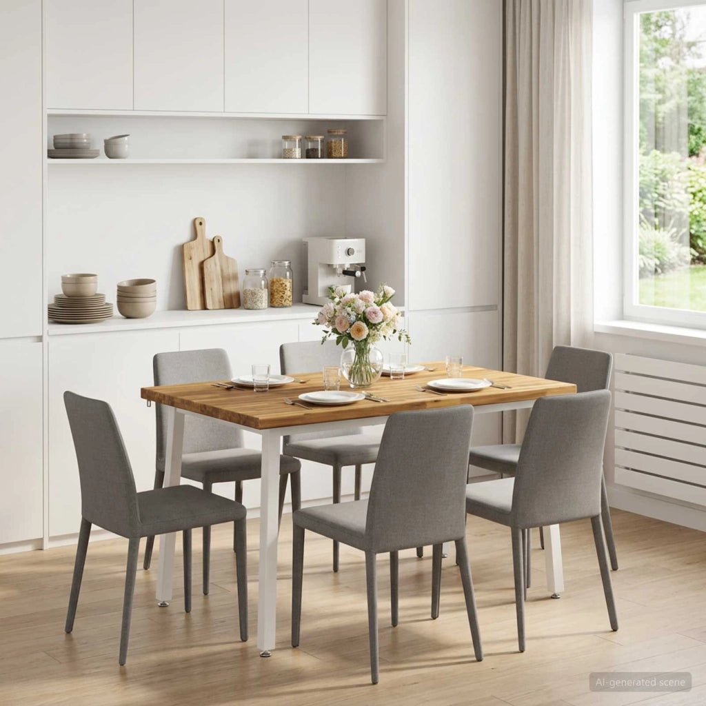 Tavolo da pranzo quadrato 120 x 90 x 75 cm 937655