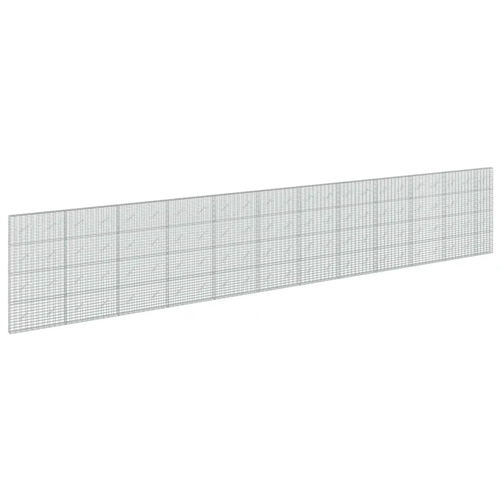 Gabione con Filo da 5 mm e Rete da 5x10 cm 1150x10x200 cm 3464513