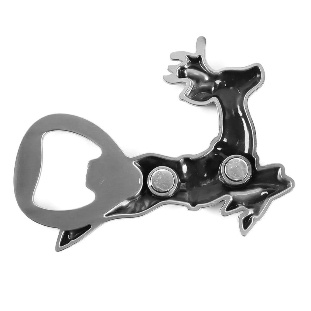 Apertiscatole, modello "Rentier", con magnete, dimensioni 9,9x7,4 cm, realizzato in lega di zinco