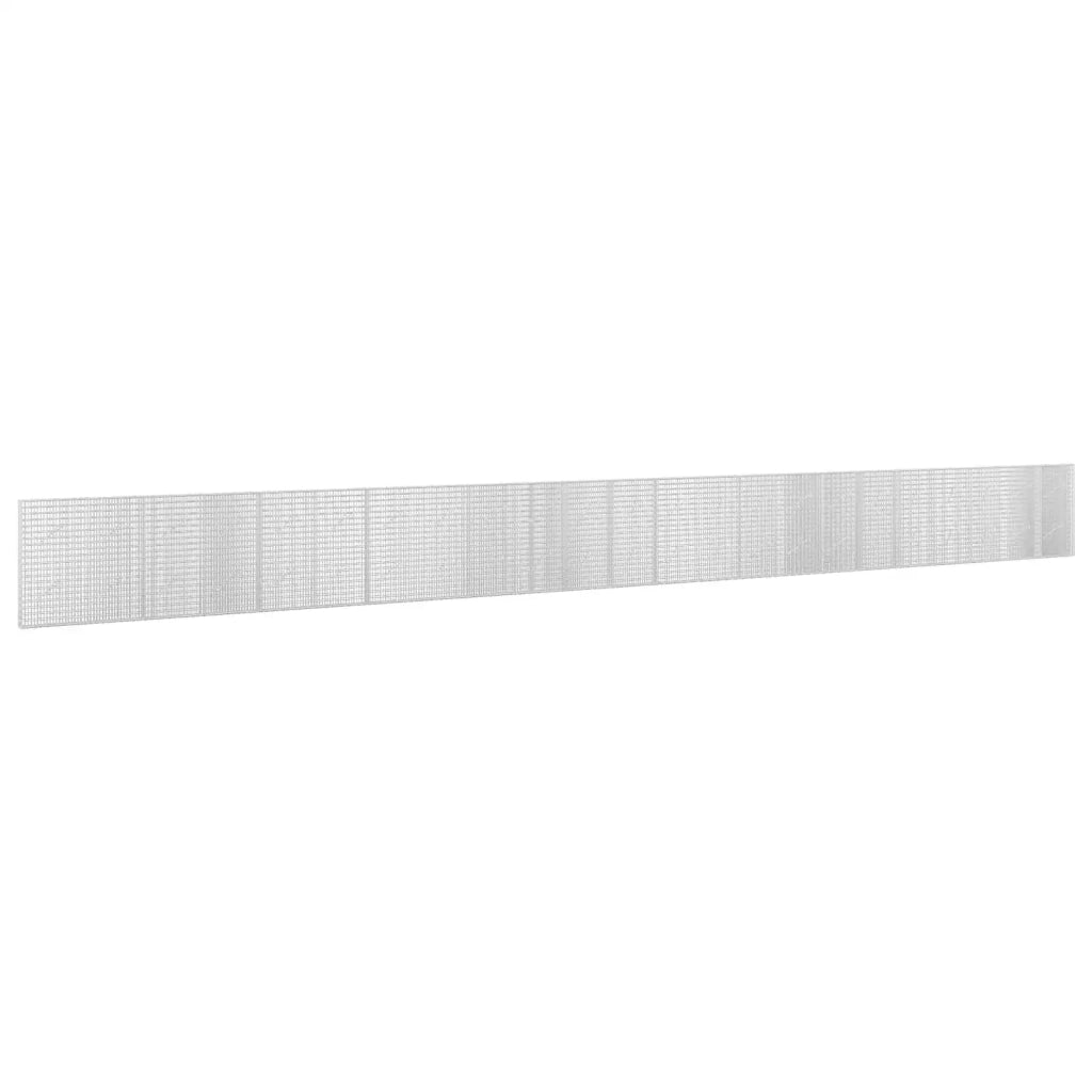 Gabione con Filo da 5 mm e Rete da 5x2,5 cm 1150x10x100 cm 3463505