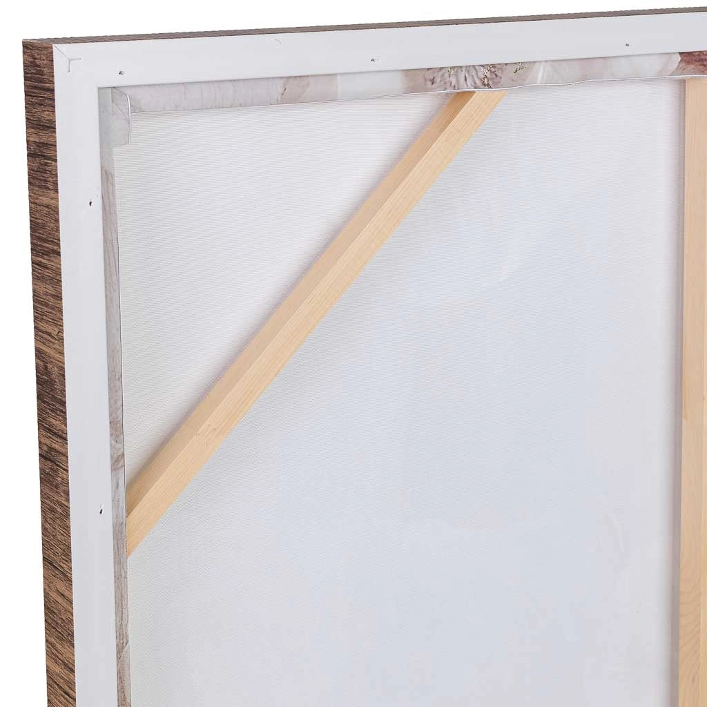 Quadro dipinto a mano con cornice in legno 83 x 4 x 123h cm