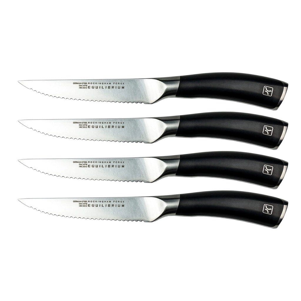 Set di coltelli da bistecca, 4 pezzi, 11,5 cm, acciaio inossidabile