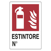 CARTELLO SEGNALETICA ESTINTORE