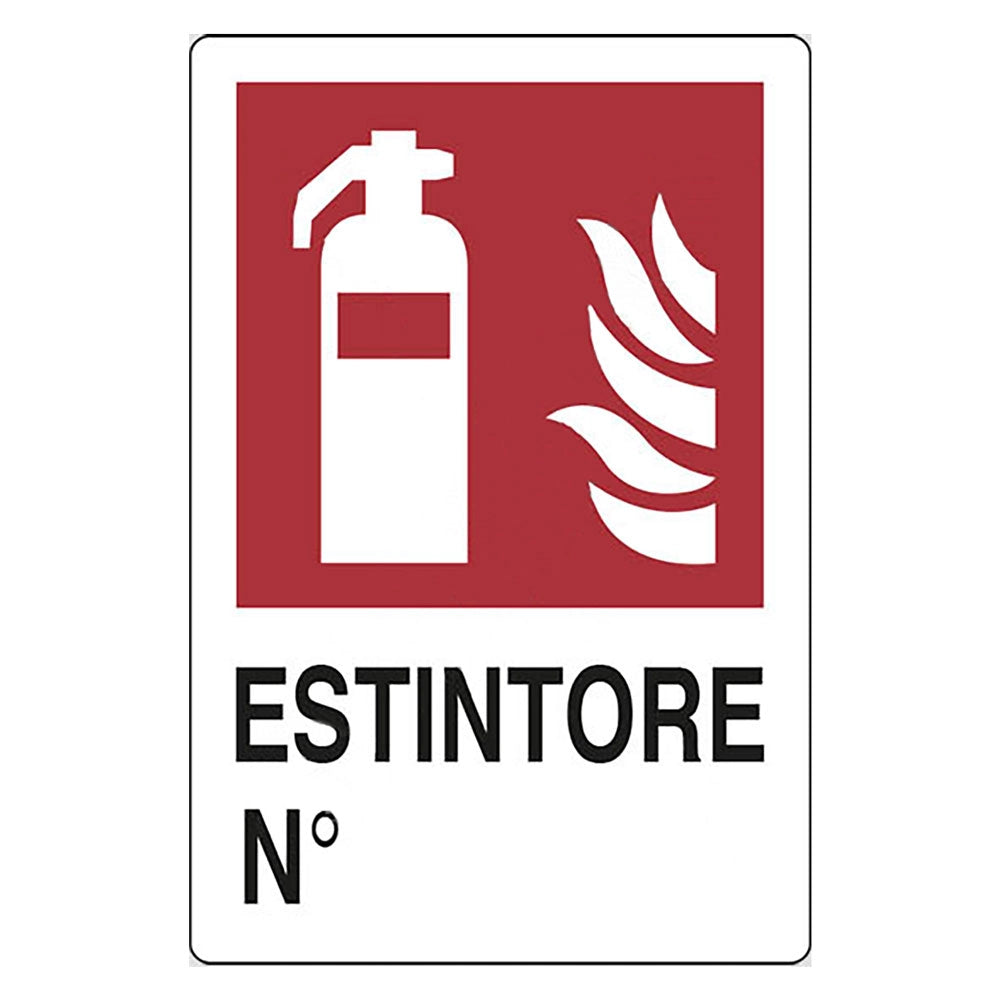 CARTELLO SEGNALETICA ESTINTORE