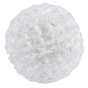Lampada a LED a forma di stella, diametro 14 cm, luce bianco caldo, 100 LED, con timer