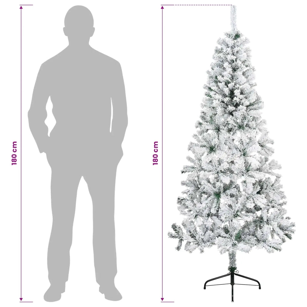Albero di Natale artificiale 180 cm PVC e Acciaio 42055197
