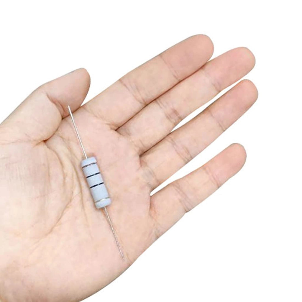 Resistenza a film metallico, 5W, 1 Ohm, tolleranza ±5%, 10 pezzi, tipo assiale