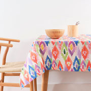 Tovaglia 140x140 cm, resistente alle macchie, in Cotonelogico, multicolore