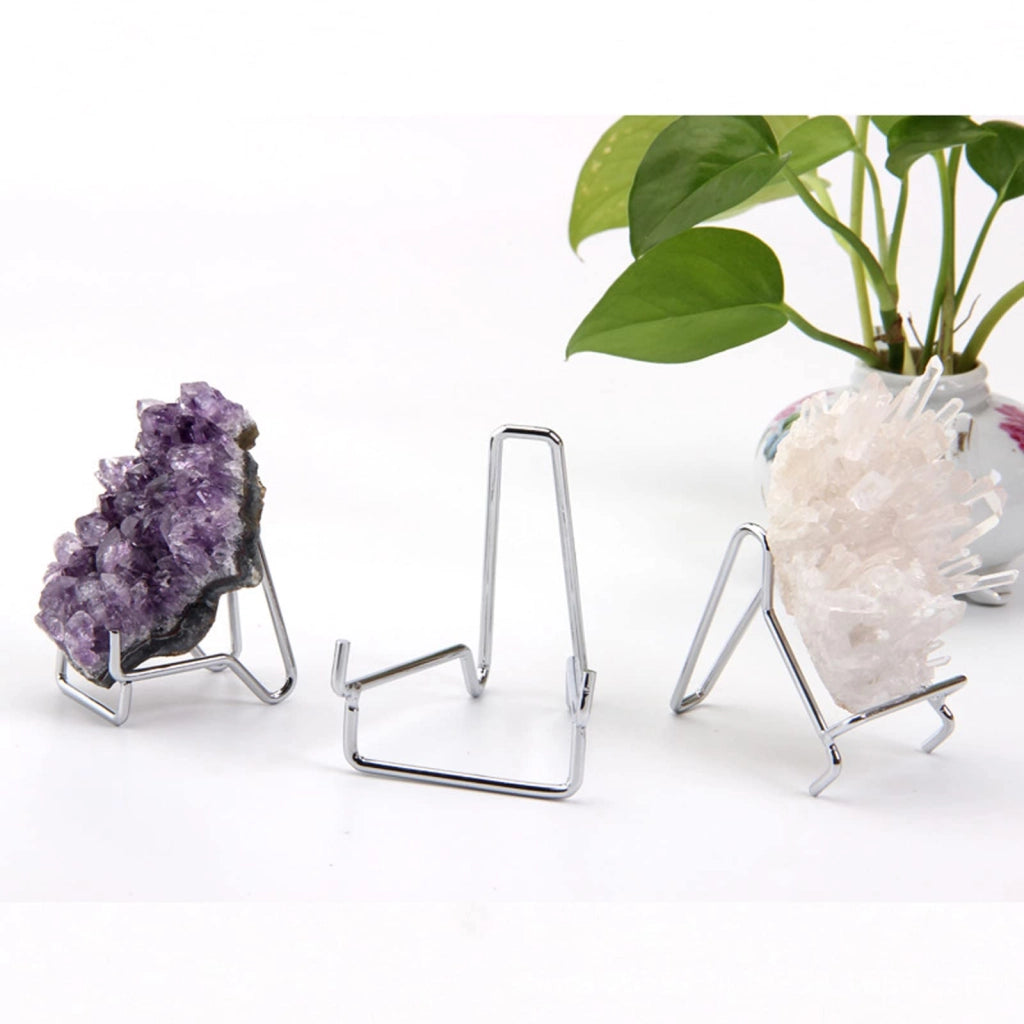 Supporto in metallo per minerali e fossili, dimensioni 55x55x40 cm