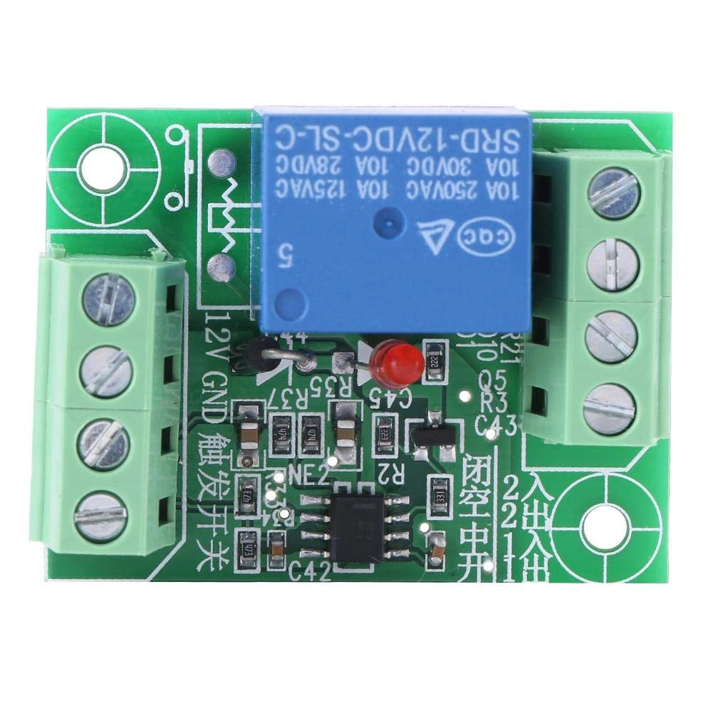 Modulo relè, monicanale, bistabile, 12 V DC, interruttore di comando