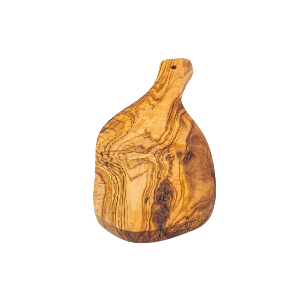 Set di taglieri in legno d'olivo, 4 pezzi, dimensioni 28x13 cm