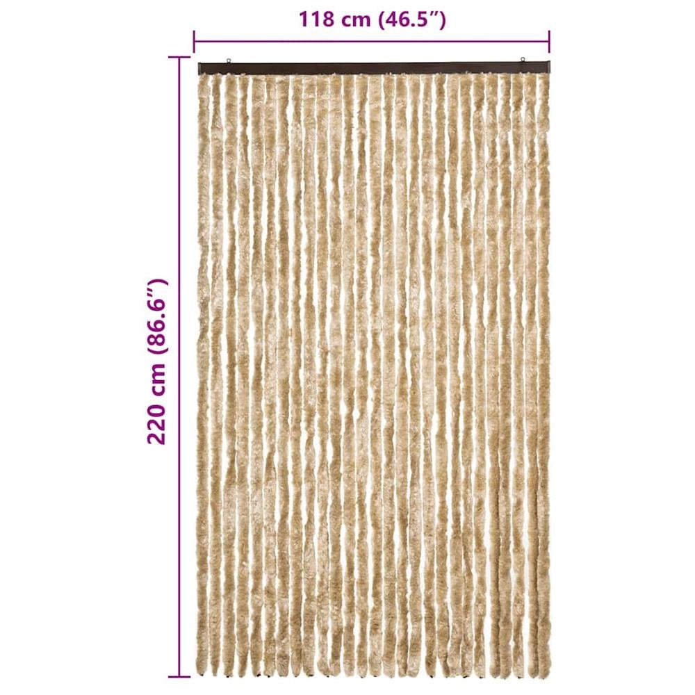 Zanzariera Beige 118x220 cm Ciniglia