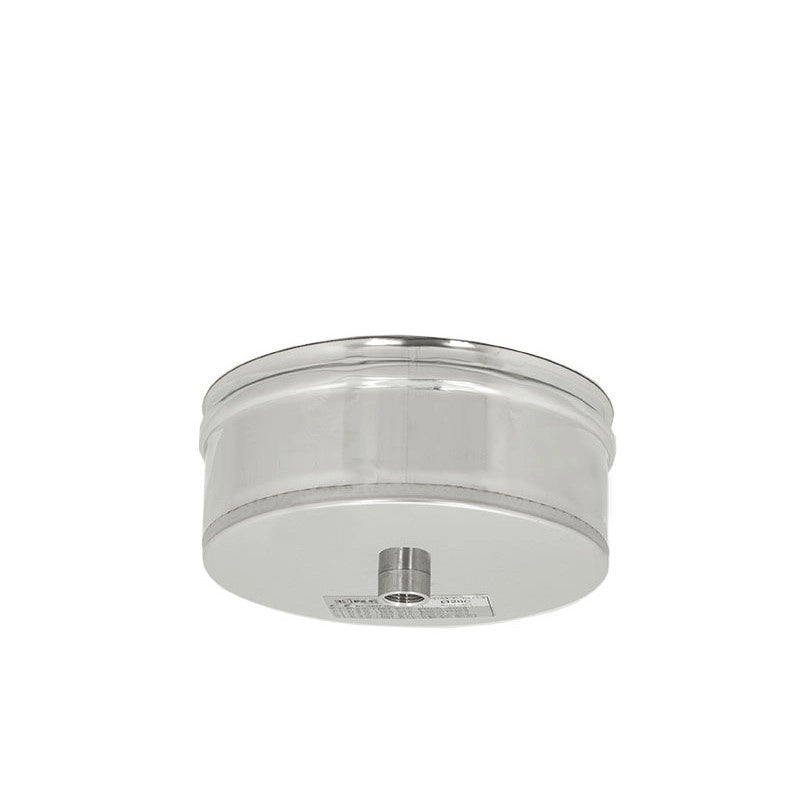 Tappo INOX 304 con scarico condensa Ø 120