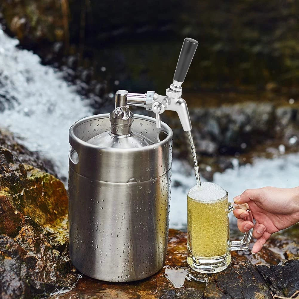 Erogatore per birra, regolabile, per fusti, sistema di erogazione, ricambio