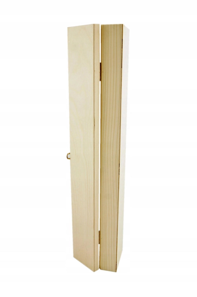 Contenitore in legno per candele, dimensioni 48x7x5,5 cm