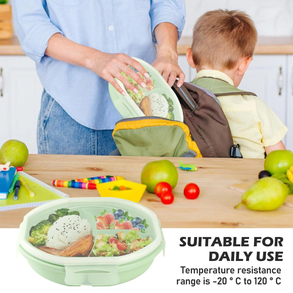 Set di 2 contenitori magnetici, divisibili, da 21 cm, in PP, senza BPA