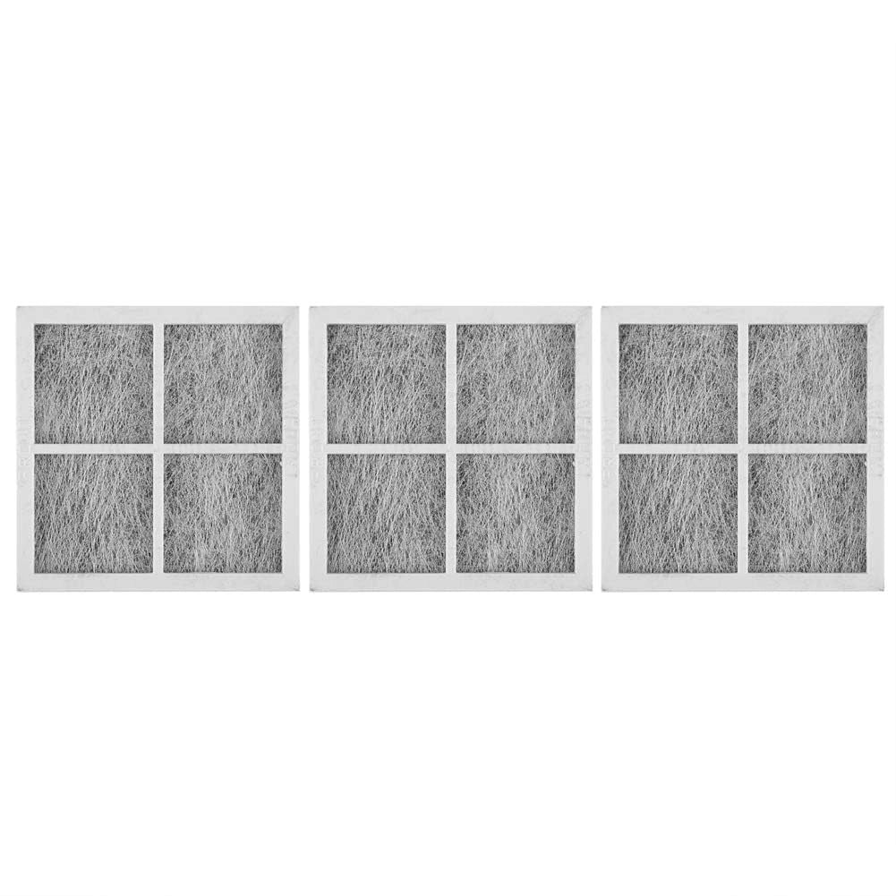 Set di 3 filtri per frigorifero, a carbone attivo, dimensioni 8x8x0,8 cm, compatibili con i modelli LT120F/469918