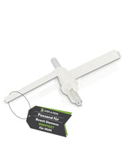 Lame di ricambio per robot da cucina, dimensioni 166x79x31 mm, in plastica, colore bianco