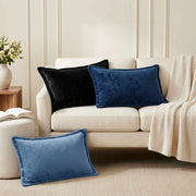 Federa 2 pz HOUTEN Blu navy 50 x 75 cm Flanella 919969