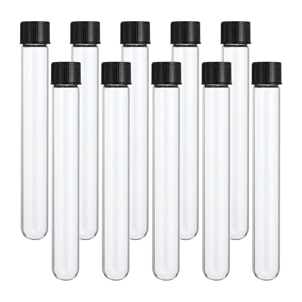 Bicchieri di vetro da 30 ml, confezione da 10 pezzi, trasparenti, con coperchio