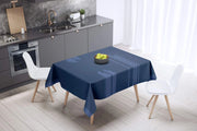 Tovaglia 140x140 cm, in poliestere, idrorepellente, colore blu