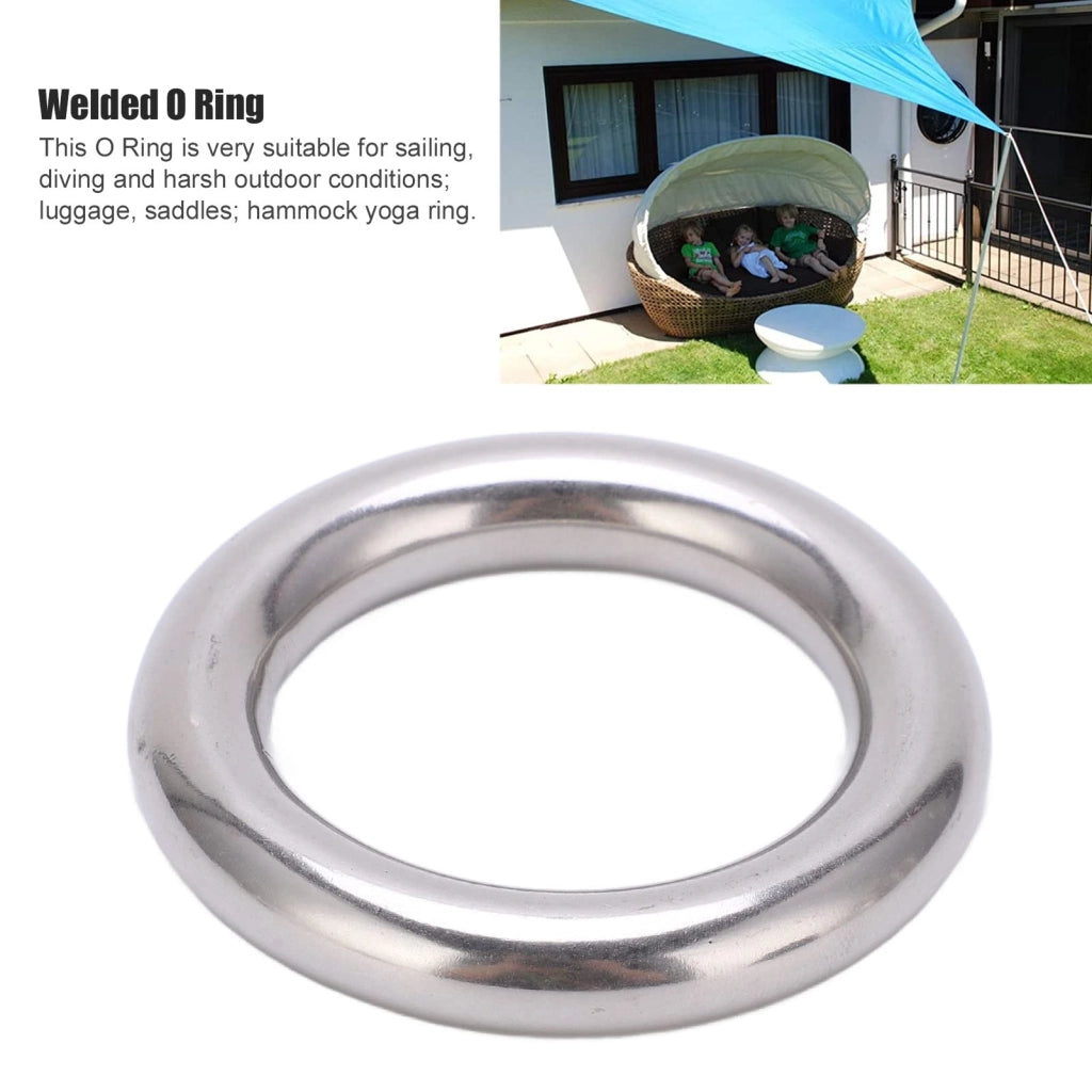 Anello metallico in acciaio inossidabile, 10 x 40 mm, ad alta resistenza, ideale per immersioni