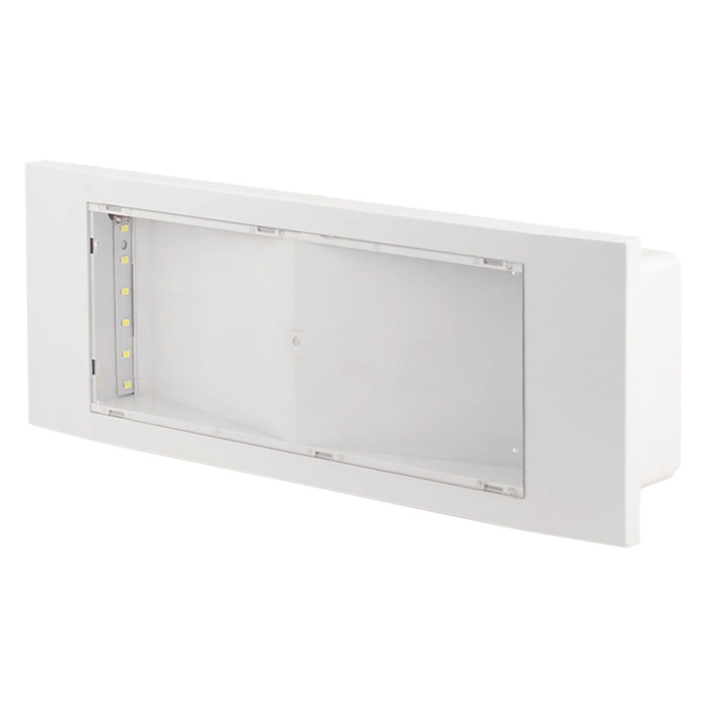 LAMPADA EMERGENZA DA PARETE 'SE' '300 SE' 2W / led - cm.29,3 x 10,2 x 5,5 - 130 lumen