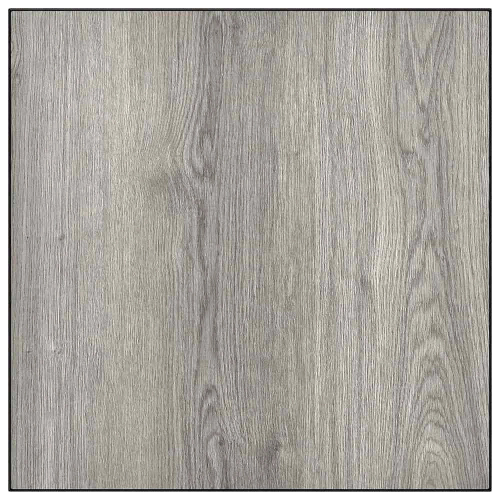 Tavolino da Giardino Grigio 55x55x31 cm DPC e Acciaio