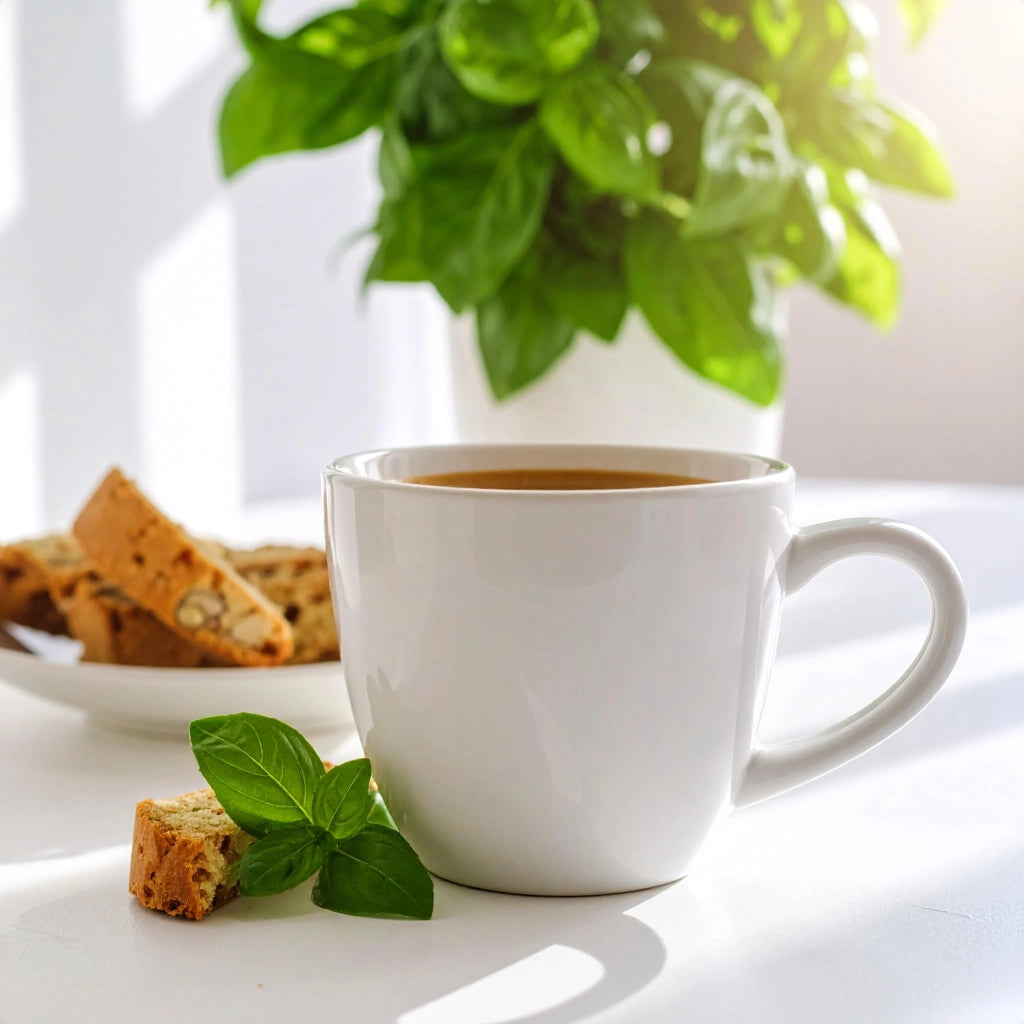 Set di 4 tazze da caffè in Vetroceramica, colore bianco, capacità 230 ml