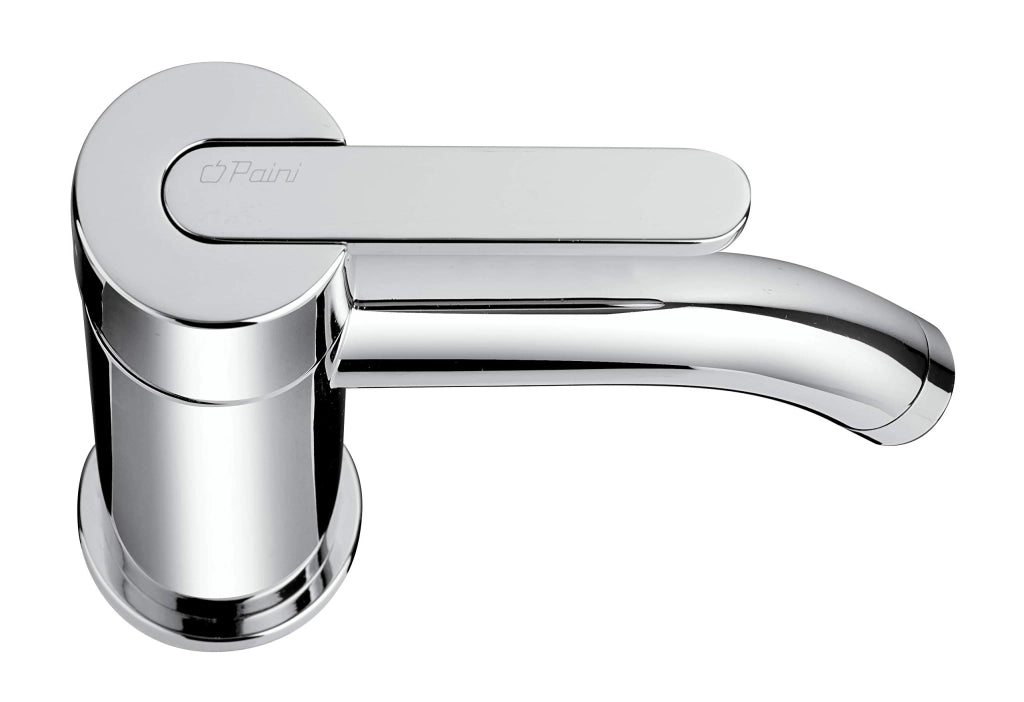 Miscelatore monocomando per lavabo, cromato, in ottone, 1 pezzo
