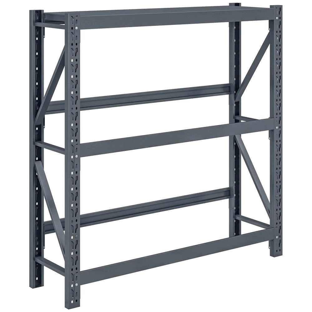 Scaffale per Casse di Bevande e Bibite a 3 Livelli, Porta 6 Casse, Ripiani Regolabili, Salvaspazio per Casa e Garage, 110x30x110cm, Grigio