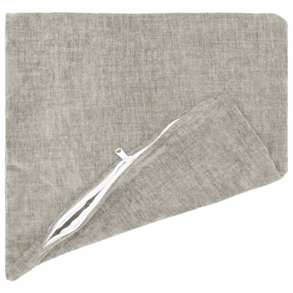 Federa 6 pz HEERLEN Grigio Chiaro 80 x 80 cm Tessuto Chenille 913622