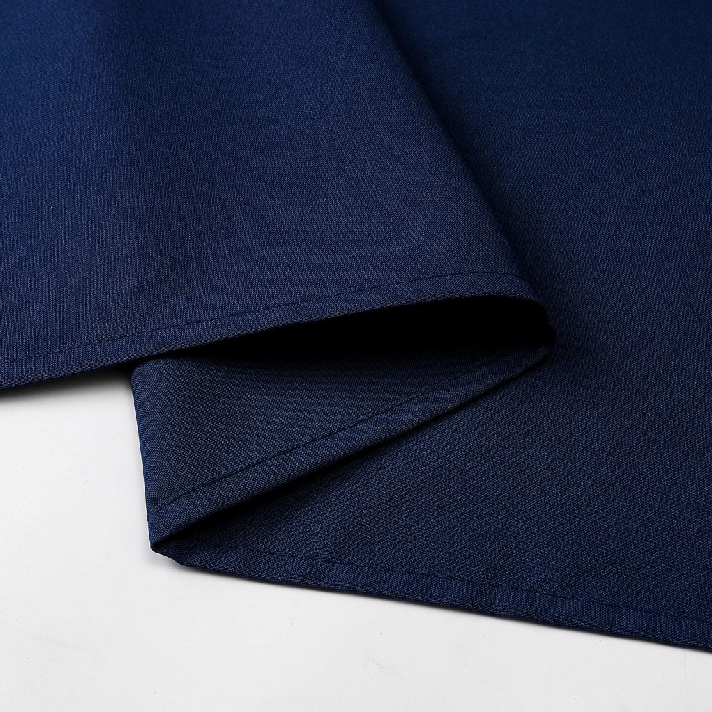 Tovaglia rettangolare in poliestere, 140x240 cm, blu scuro