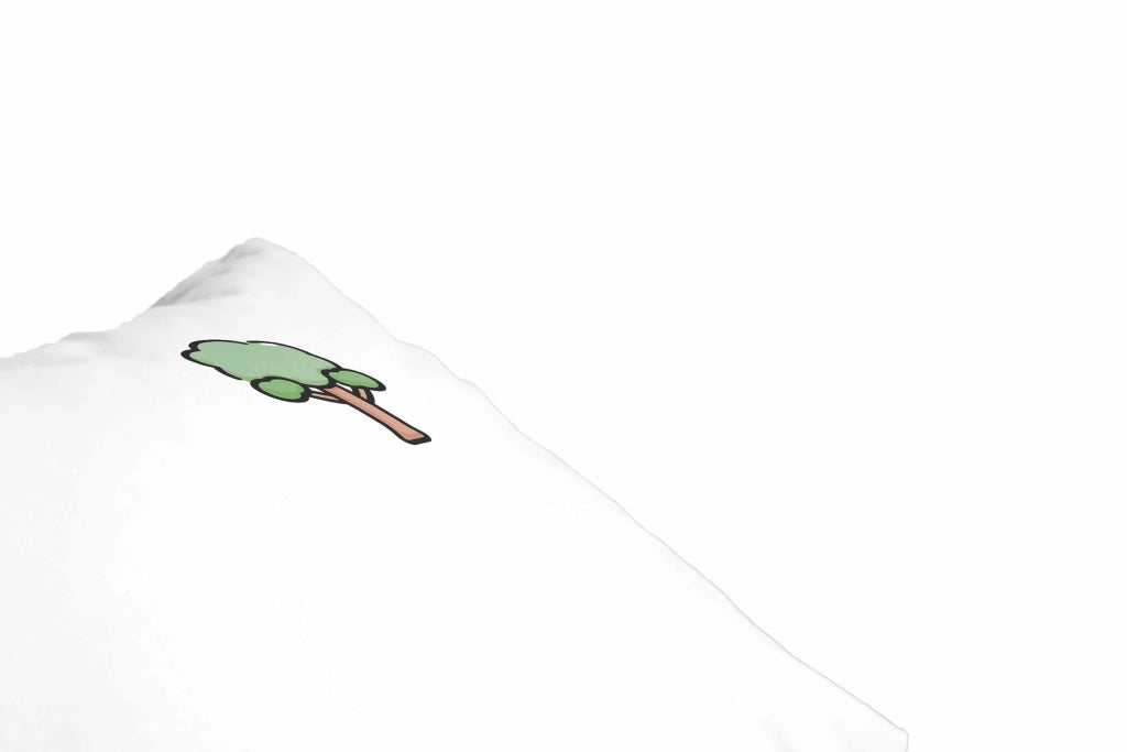 Custodia per cuscino 50x35 cm, colore bianco, in poliestere, con cerniera